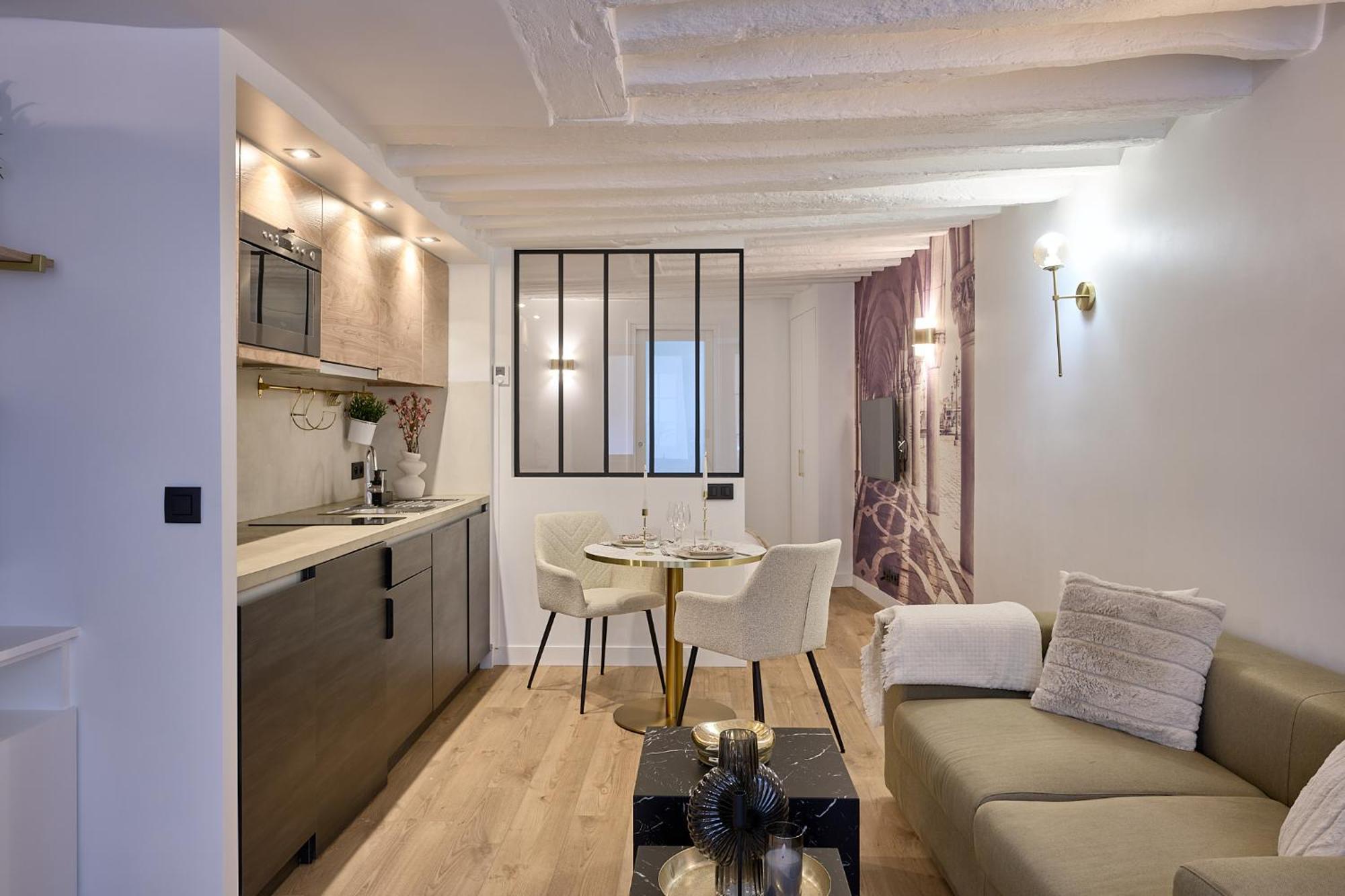 פריז Appartement Cosy A 9 Min A Pied De La Cathedrale Notre Dame מראה חיצוני תמונה